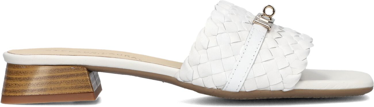 Stefano Lauran Slippers
Dames 24500, Maat: 36, Materiaal: Leer, Kleur: Wit