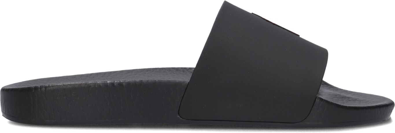 Ralph Lauren Badslippers Heren P.slide, Maat: 43, Materiaal: Rubber, Kleur: Zwart afbeelding 1