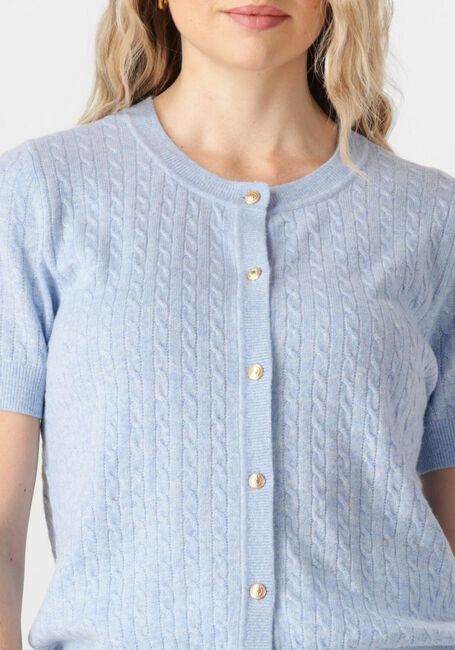 Blauwe TOMMY HILFIGER Top MINI CABLE C-NK CARDI SS - large