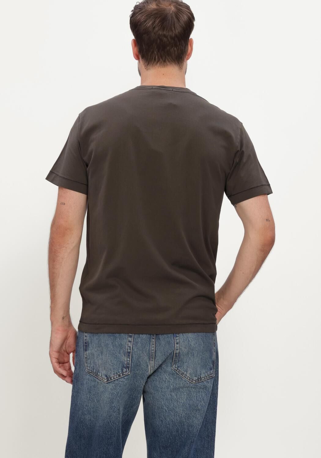 Grijze STONE ISLAND T-shirt SS T-SHIRT S0013 - large