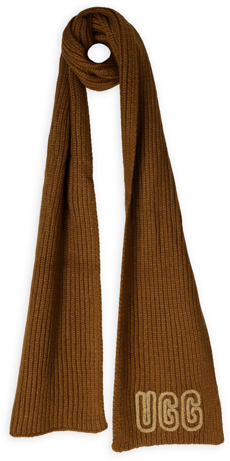 UGG Sjaal
Dames U Chunky Crafted Rib Scarf, Materiaal: Wol, Kleur: Camel afbeelding 1