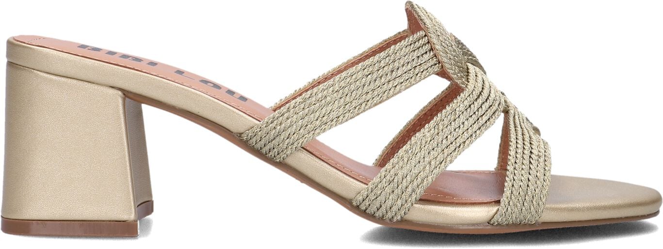 Bibi Lou Muiltjes Dames 851z94hg, Maat: 36, Materiaal: Textiel, Kleur: Goud