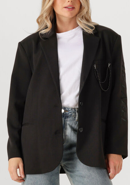 ALIX THE LABEL LADIES WOVEN GRANDAD BLAZER - large