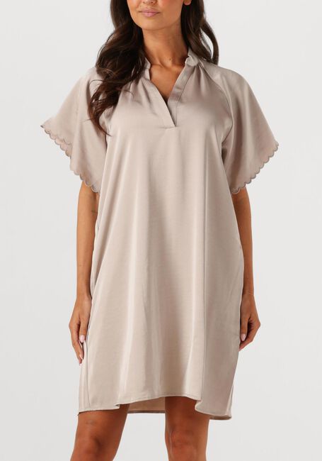 Beige BRUUNS BAZAAR Mini jurk WENDIS DRESS - large