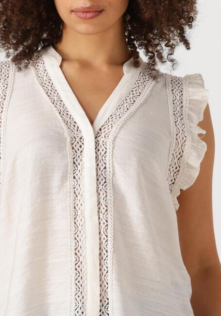 Ecru CO'COUTURE Top CARYNCC FRILL TOP - large