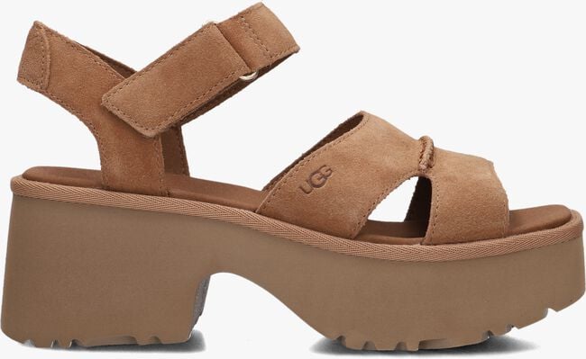 Cognac UGG Sandalen met hak W NEW HEIGHTS ANKLE STRAP Cognac UGG Sandalen met hak W NEW HEIGHTS ANKLE STRAP - large