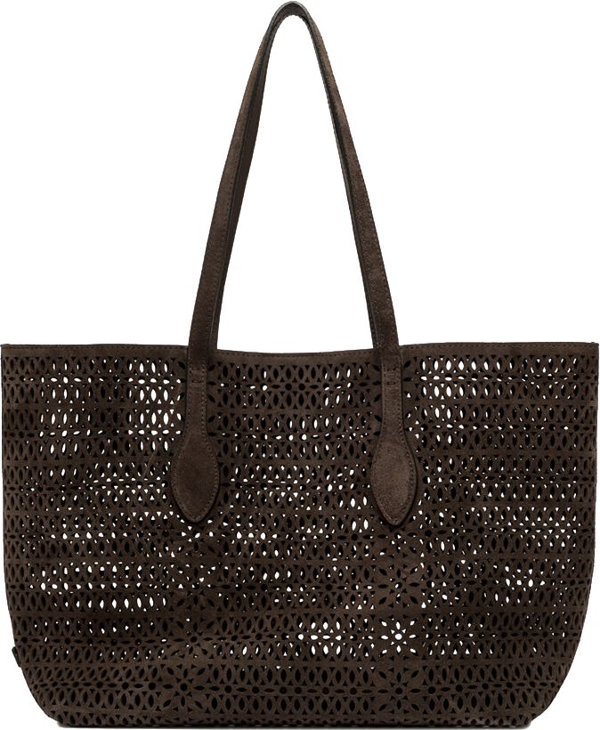 Gianni Chiarini Gianni Chiarini Schoudertas Dames Mashup, Materiaal: Suède, Kleur: Bruin