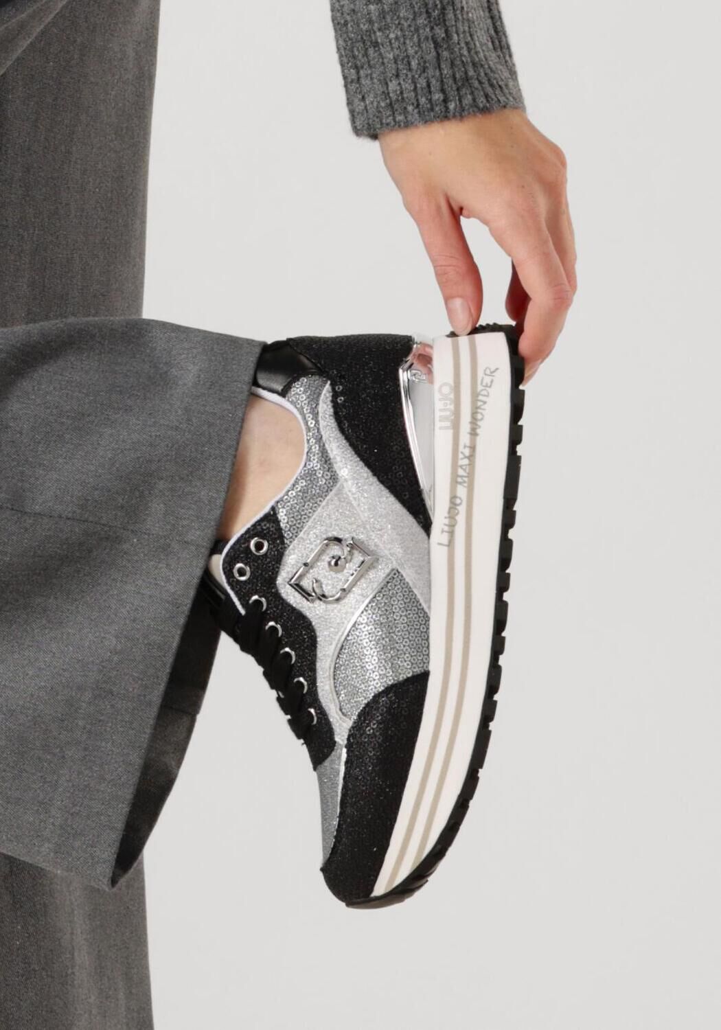 Zilveren LIU JO Lage sneakers LIU JO MAXI WONDER 73 - large
