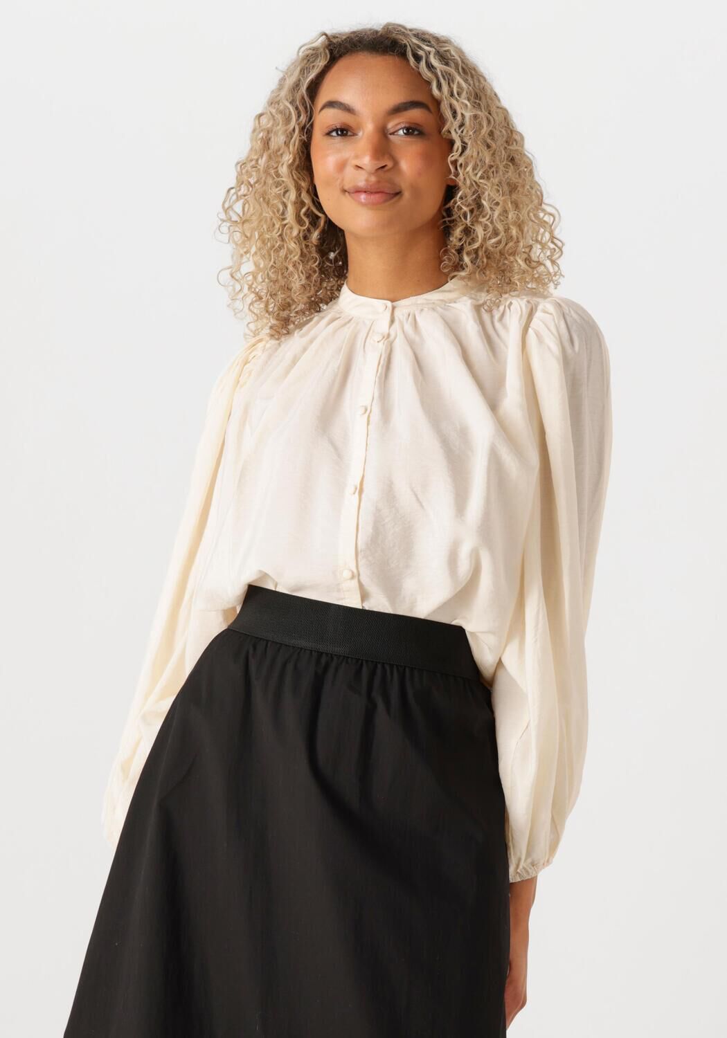 Co'Couture Blouse Dames Callumcc Aila Shirt, Maat: XL, Kleur: Wit afbeelding 1