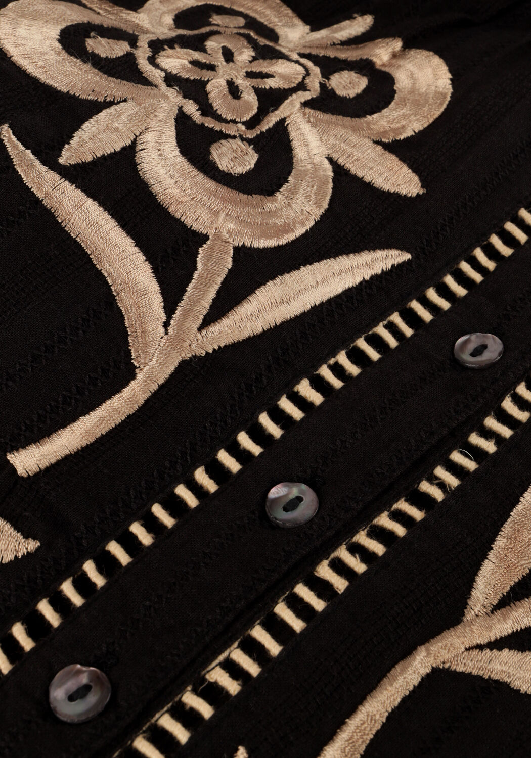 Zwarte ANTIK BATIK Mini jurk ANOUKI MINI DRESS - large