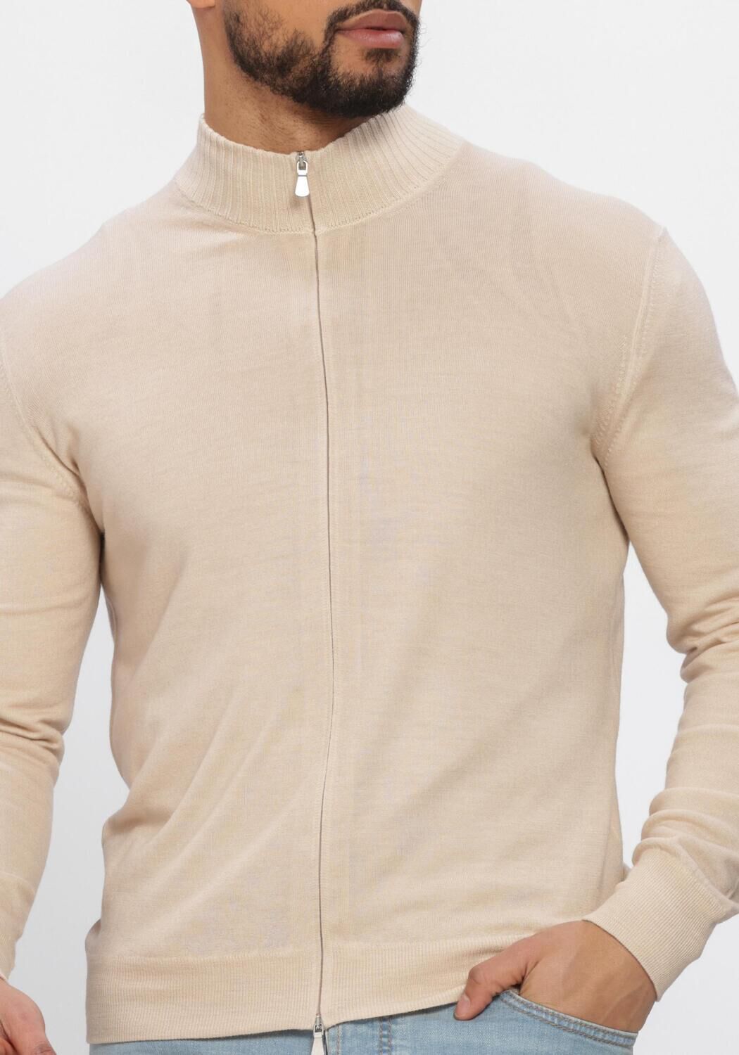 Beige GRAN SASSO Trui CREW L/SLV - large