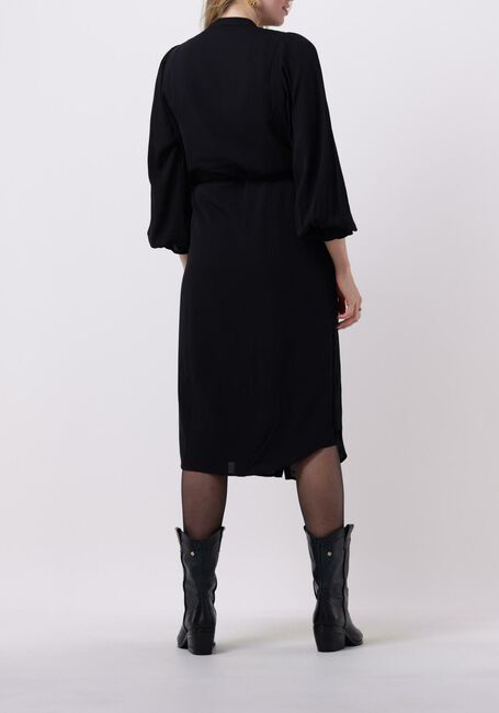 Zwarte BRUUNS BAZAAR Midi jurk CAMILLA BASELY DRESS - large