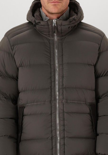 Bruine STONE ISLAND Gewatteerde jas JACKET - large