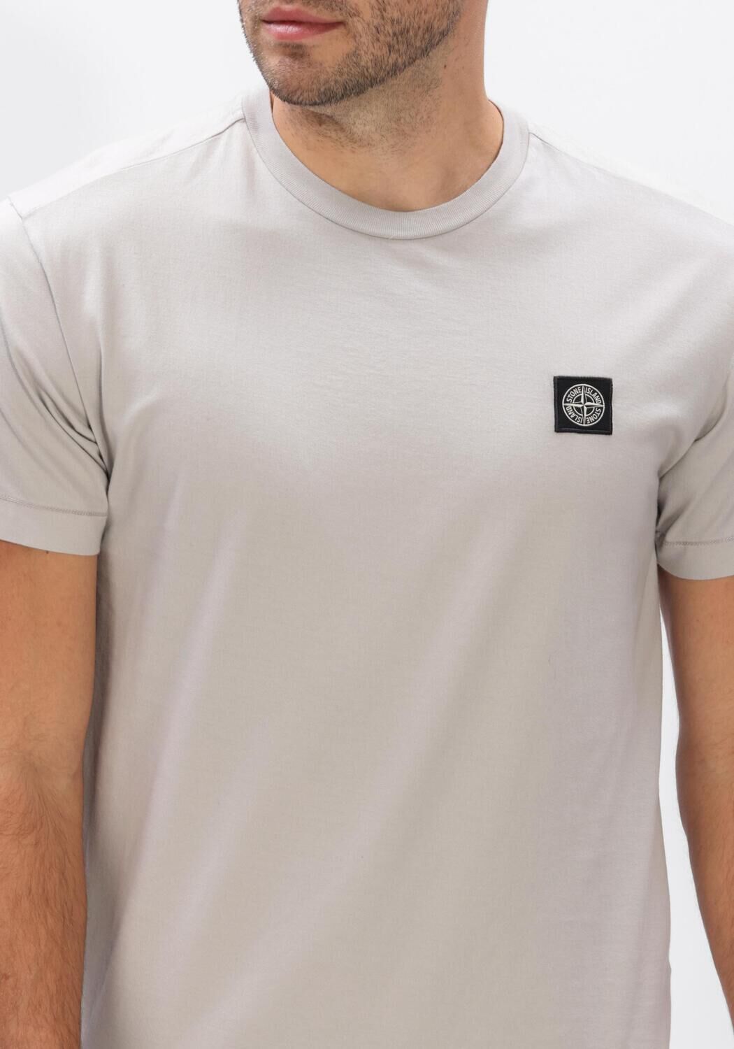 Lichtgrijze STONE ISLAND T-shirt SS T-SHIRT S0013 - large