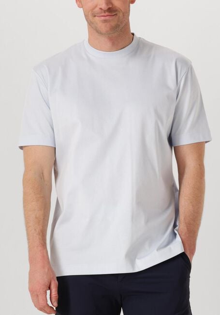 Blauwe VALENZA  1001 INTERLOCK SUPIMA TSHIRT - large