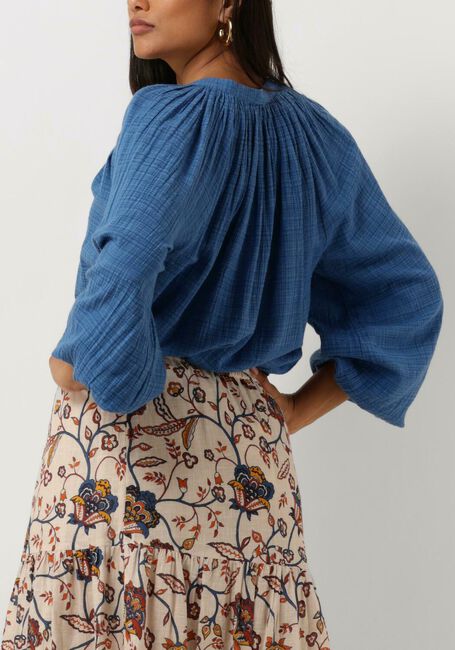 Blauwe STELLA FOREST Blouses E24CH045 - large