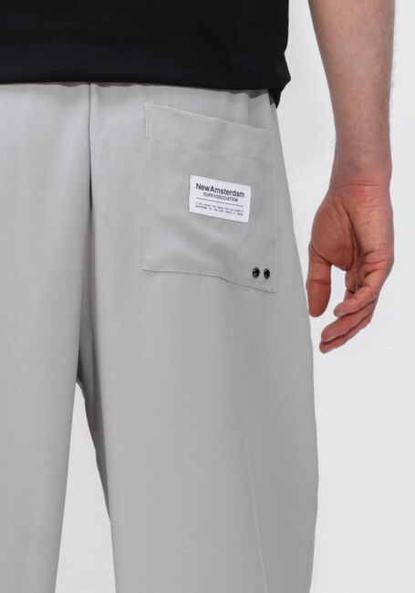 Lichtgrijze NEW AMSTERDAM SURF ASSOCIATION Wijde broek WORK TROUSERS - large