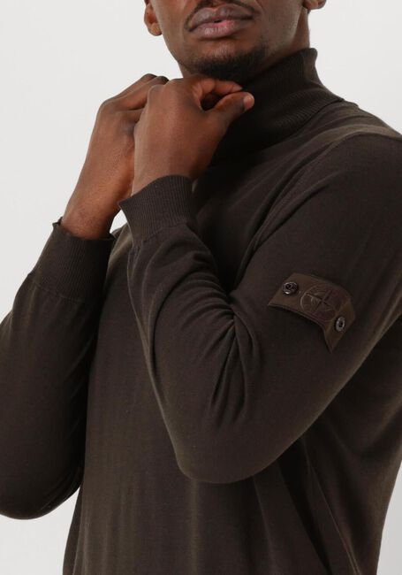 Bruine STONE ISLAND Trui T NECK - large