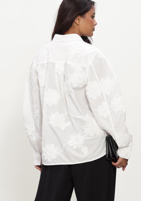 Witte ROTATE Blouses FLOWER OVERSIZED SHIRT - large
