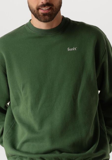 Groene FORÉT Trui OCEAN SWEATSHIRT - large