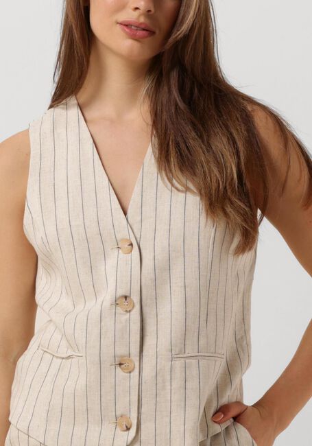 Beige AIMEE THE LABEL Gilet CARIEN - large