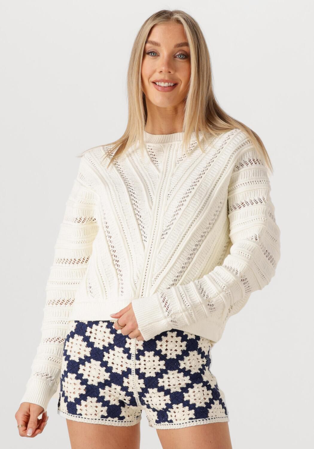 Suncoo Trui Dames Prador, Maat: S, Kleur: Wit afbeelding 1