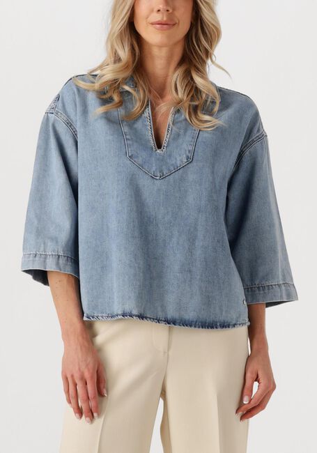 Lichtblauwe MOS MOSH Blouses MERLA - large
