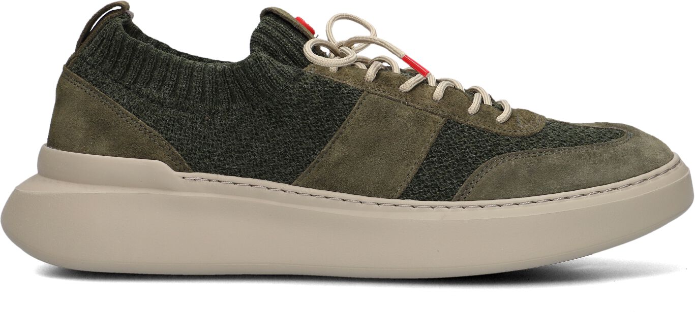 Nokwol Lage Sneakers Heren Ronda Knit, Maat: 46, Materiaal: Textiel, Kleur: Groen
