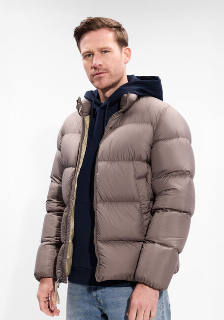 Taupe WOOLRICH Gewatteerde jas CLOUD EAGLE JACKET - large