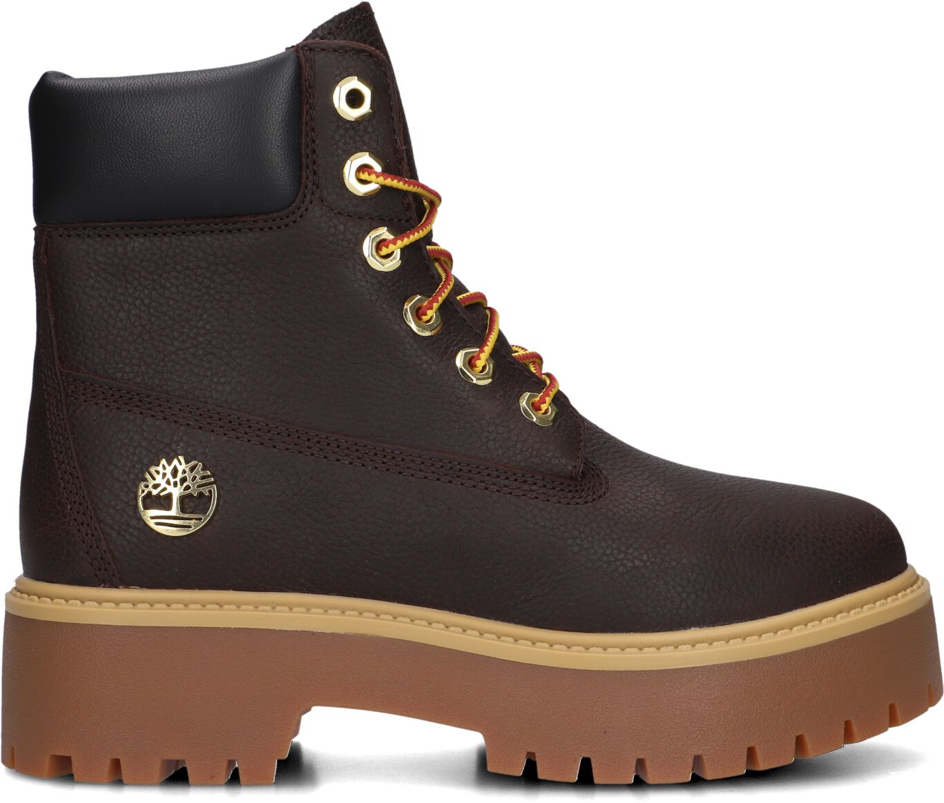 Timberland Veterboots Dames Stone Street 6”, Maat: 40, Materiaal: Leer, Kleur: Bruin