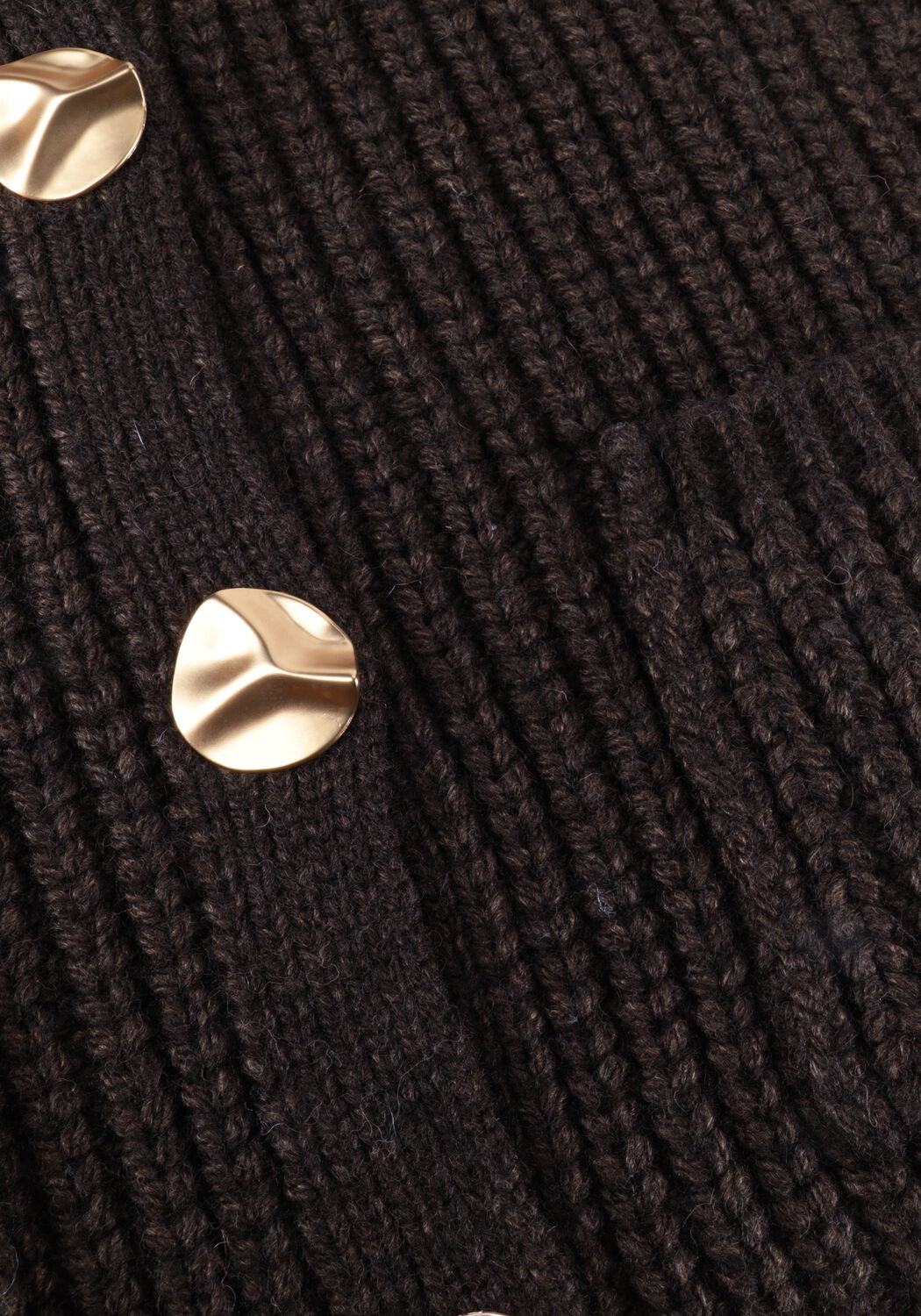 Bruine SECOND FEMALE Vest ULRIKKE KNIT VEST - large