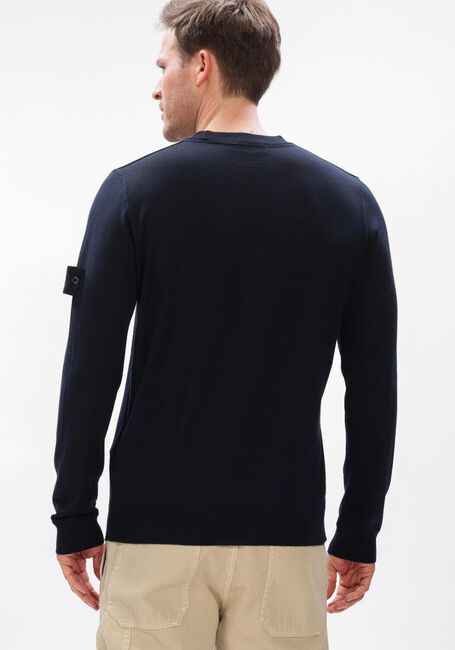 Donkerblauwe STONE ISLAND Trui CREW NECK - large