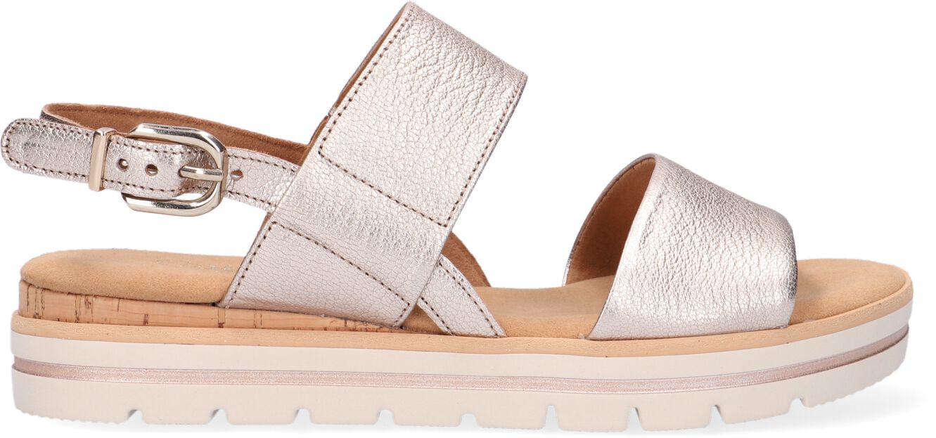 Gabor Sandalen
Dames 774.1, Maat: 38, Materiaal: Leer, Kleur: Beige