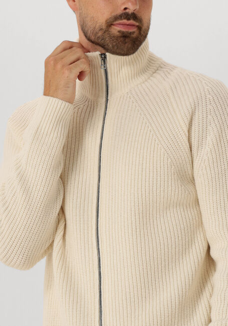Ecru FORÉT Vest DELTA WOOL ZIP KNIT - large