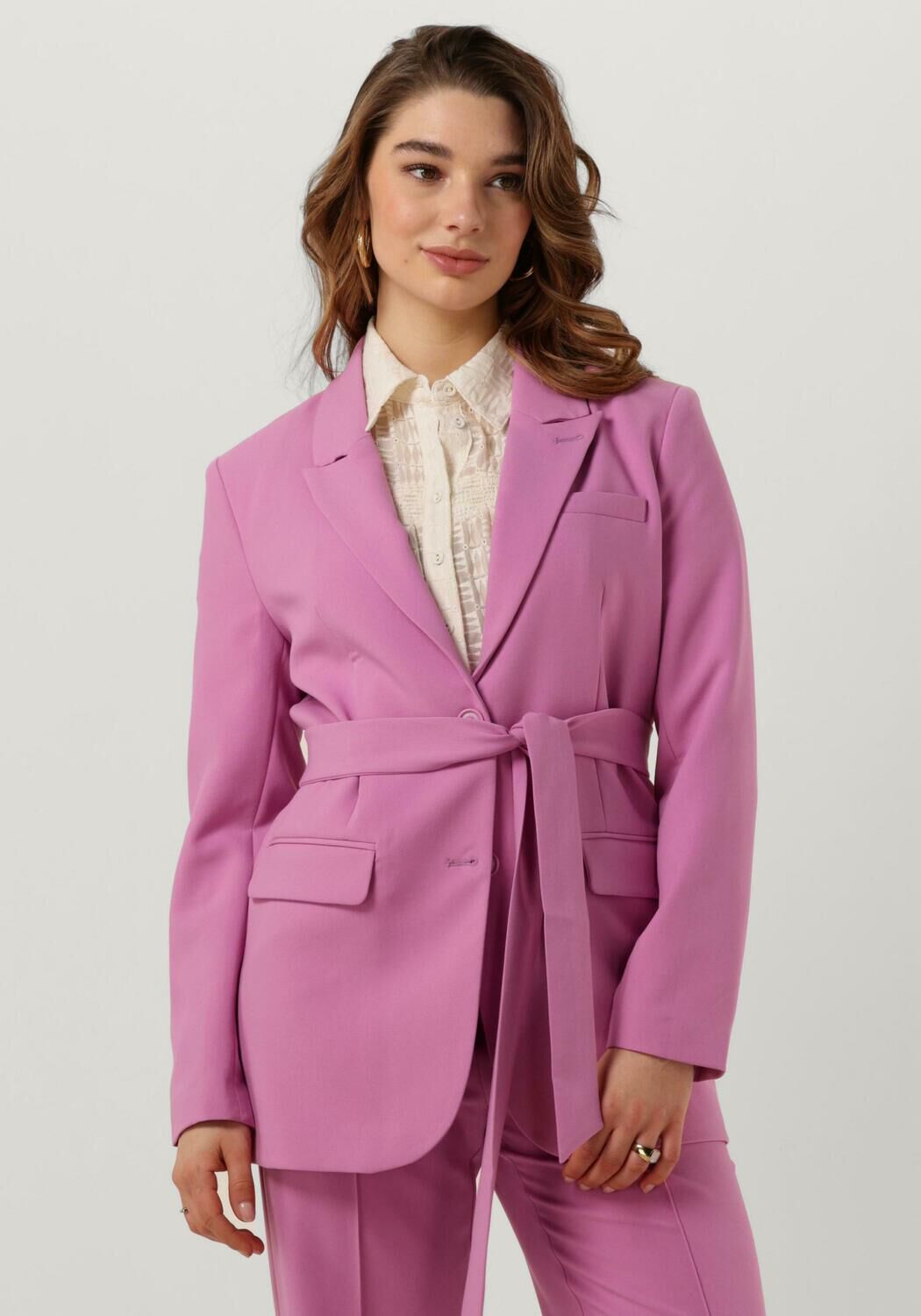 AAIKO Blazer Dames Larina Vis 344, Maat: M, Kleur: Fuchsia