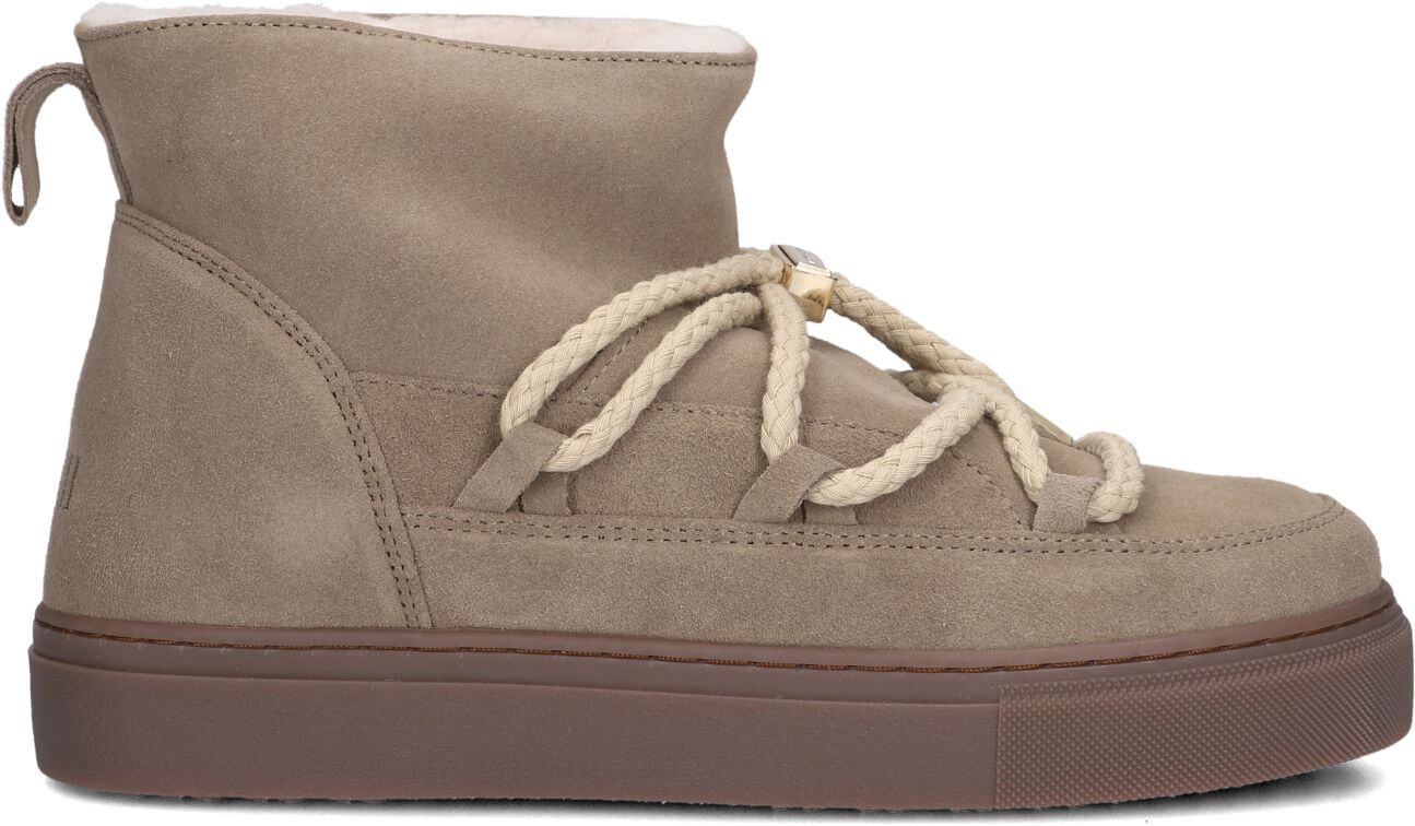 Inuikii Vachtlaarzen Dames Classic Low, Maat: 37, Materiaal: Suède, Kleur: Beige