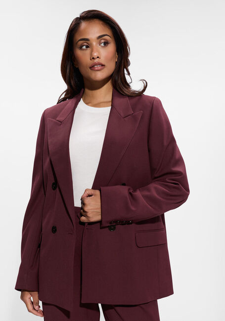 Bordeaux CLOSED Blazer FITTED DOUBLE BREASTED BLAZER - large