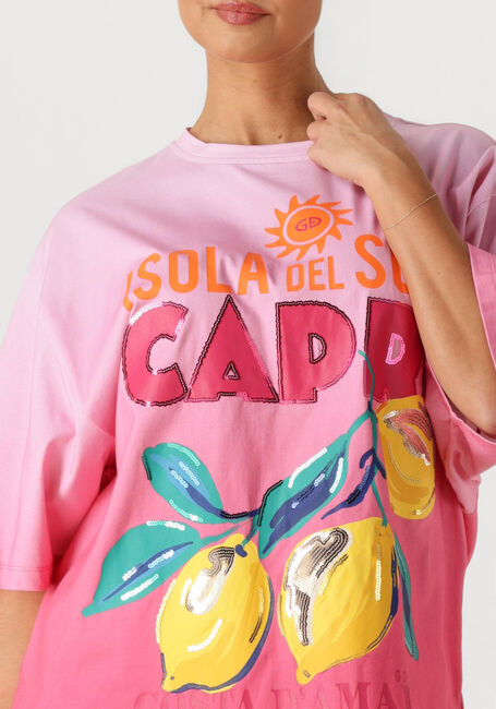 Goudkleurig GOLDBERGH T-shirt LOREDANA SHORT SLEEVE TOP - large