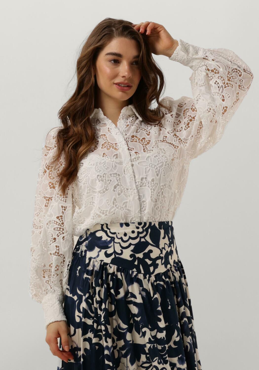 Amaya Amsterdam Blouse Dames North, Maat: XS, Kleur: Wit