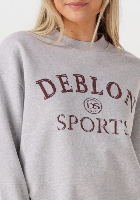 Lichtgrijze DEBLON SPORTS Sweater LILOU SWEATER - large
