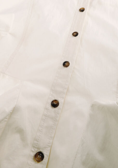 Gebroken wit GANNI Blouses STRETCH COTTON PEPLUM SHIRT - large