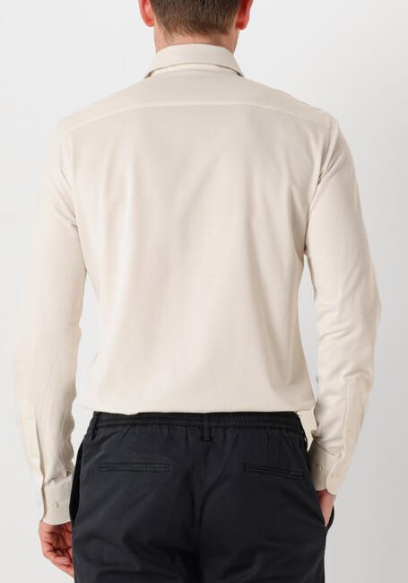 Ecru PROFUOMO Klassiek overhemd SHIRT X-CUTAWAY JAPANESE KNITTED - large
