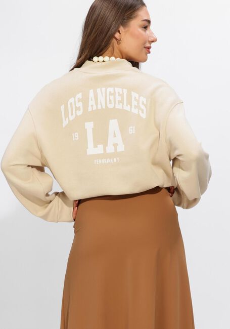 Beige PENN & INK Vest CARDIGAN PRINT - large