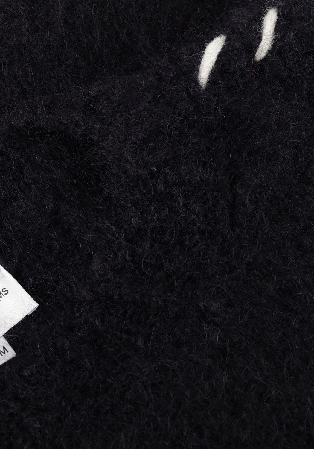 Zwarte AMERICAN DREAMS Trui CATIO MOHAIR STITCH PULLOVER - large