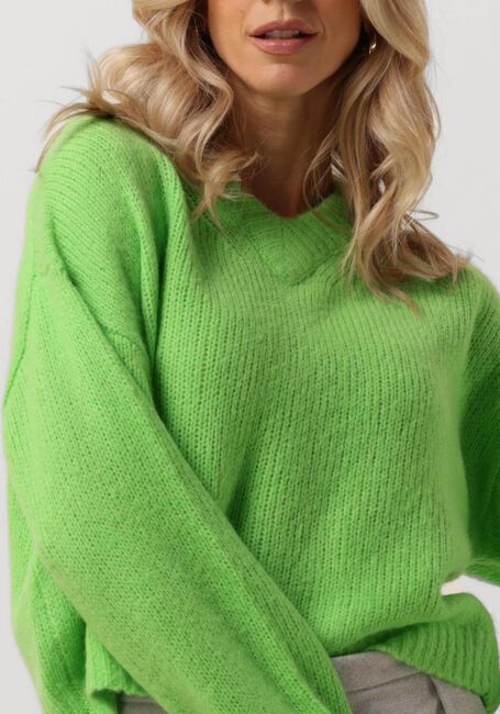 Groene PENN & INK Trui 275 JUMPER - large