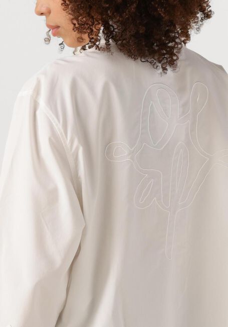 Witte OLAF HUSSEIN Blouses MONOGRAM SHIRT - large