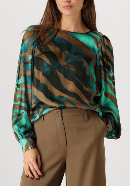 Blauwe SUMMUM Top TOP PAINTED TIGER - large