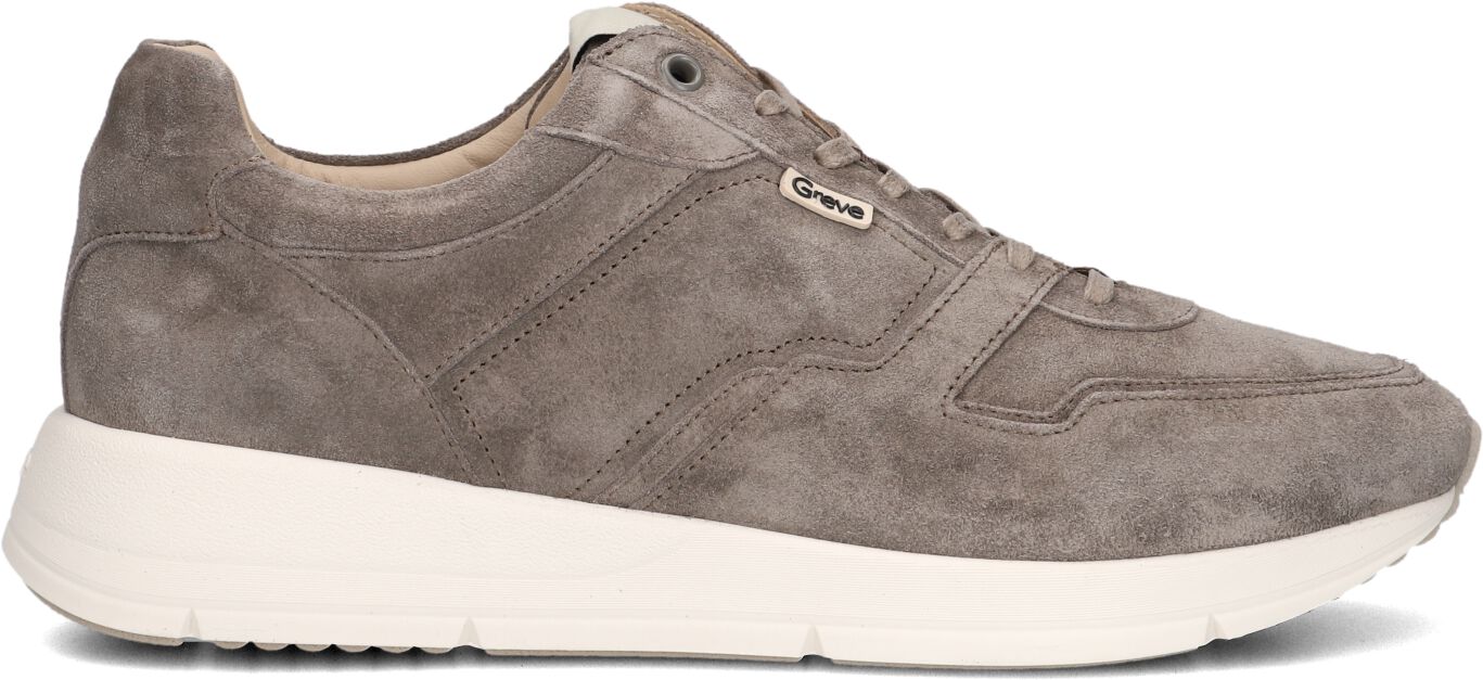 Greve Lage Sneakers Heren Walker H, Maat: 46, Materiaal: Suède, Kleur: Taupe