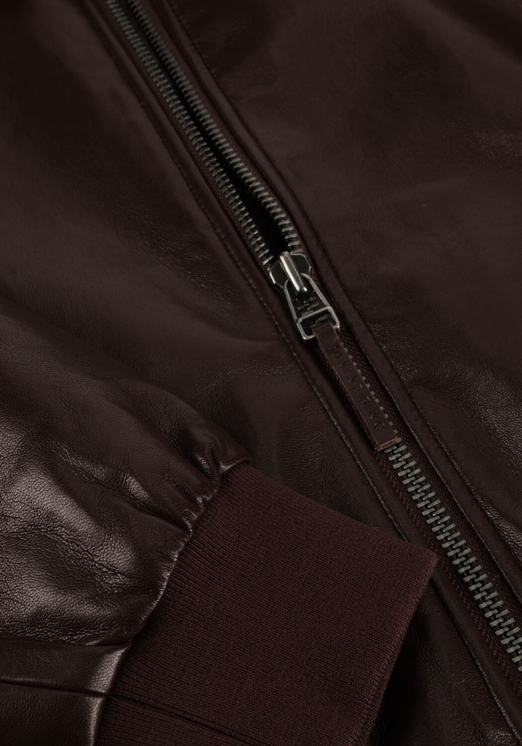 Bruine ANINE BING Leren jas KELANIE JACKET - large