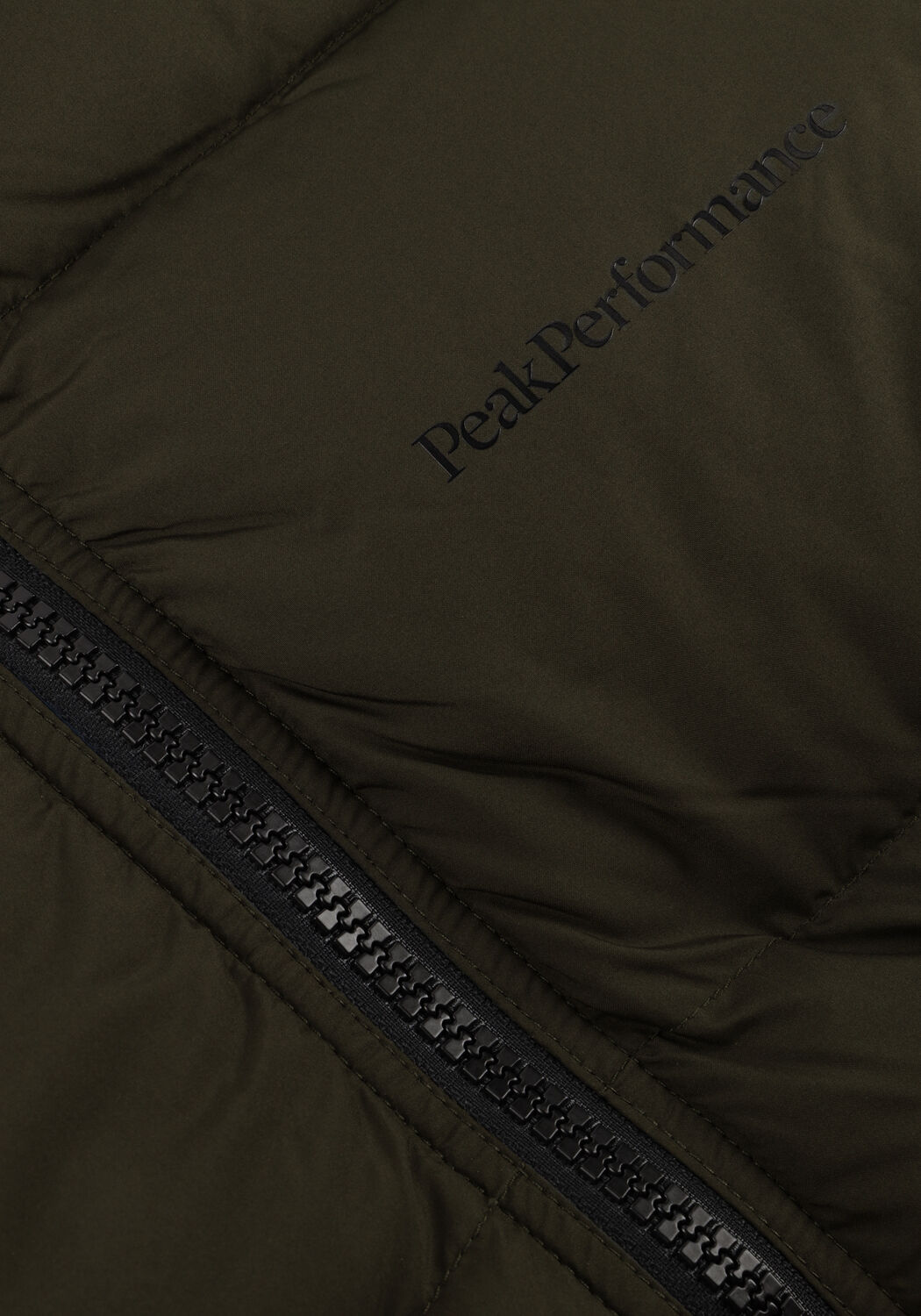 Donkergroene PEAK PERFORMANCE Gewatteerde jas M RIVEL DOWN JACKET - large